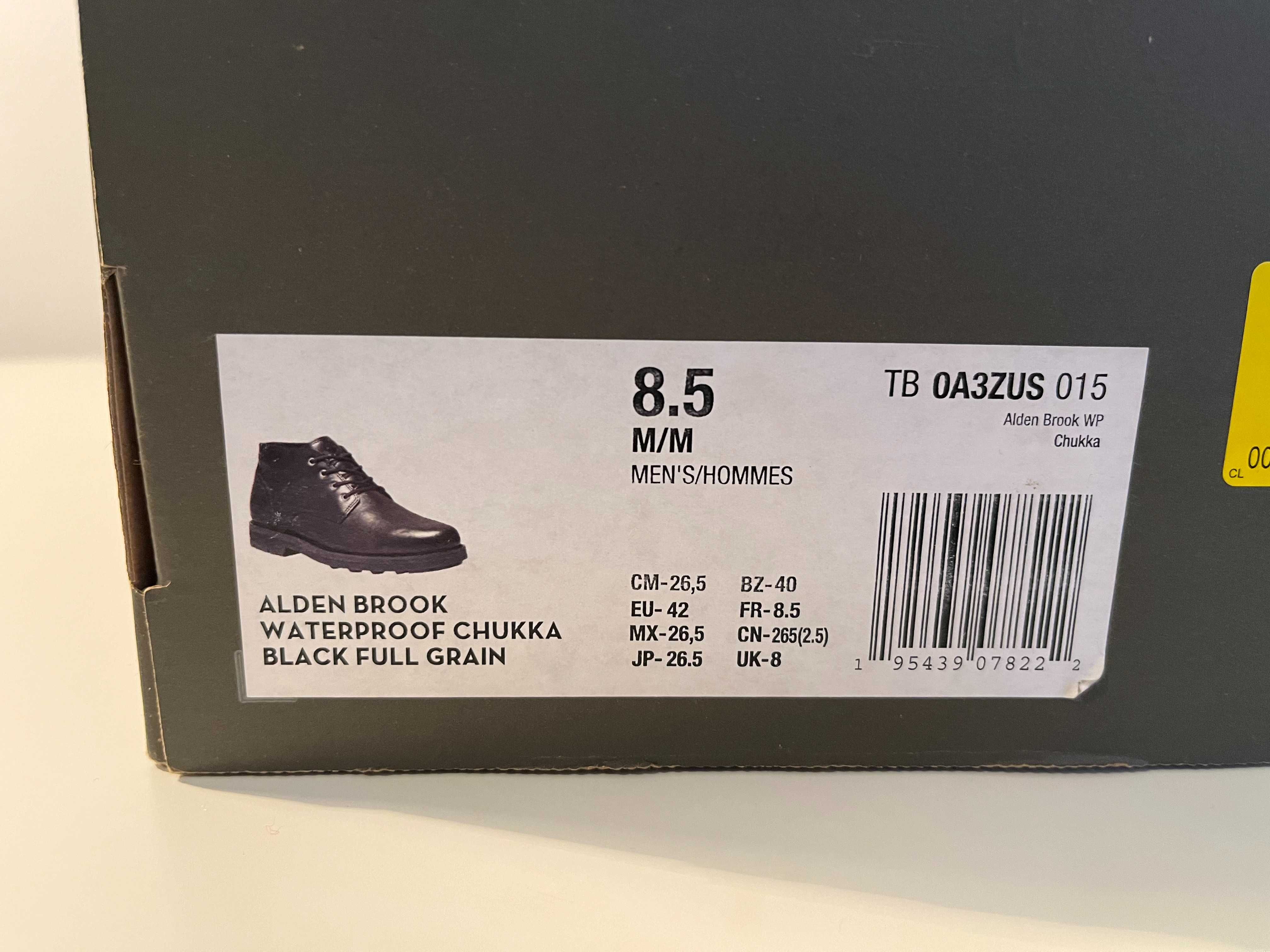 Timberland Alden Brook Chukka WP Oxford NOWE - 8,5 EU 42