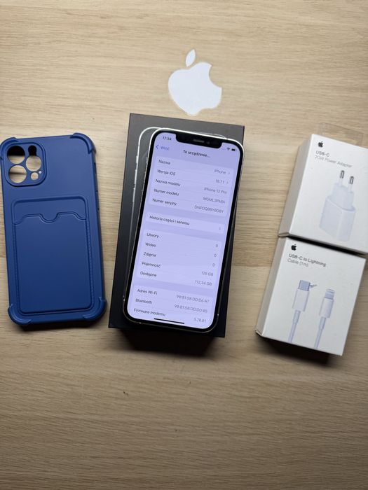 iPhone 12 Pro 128gb srebrny bateria 100% komplet