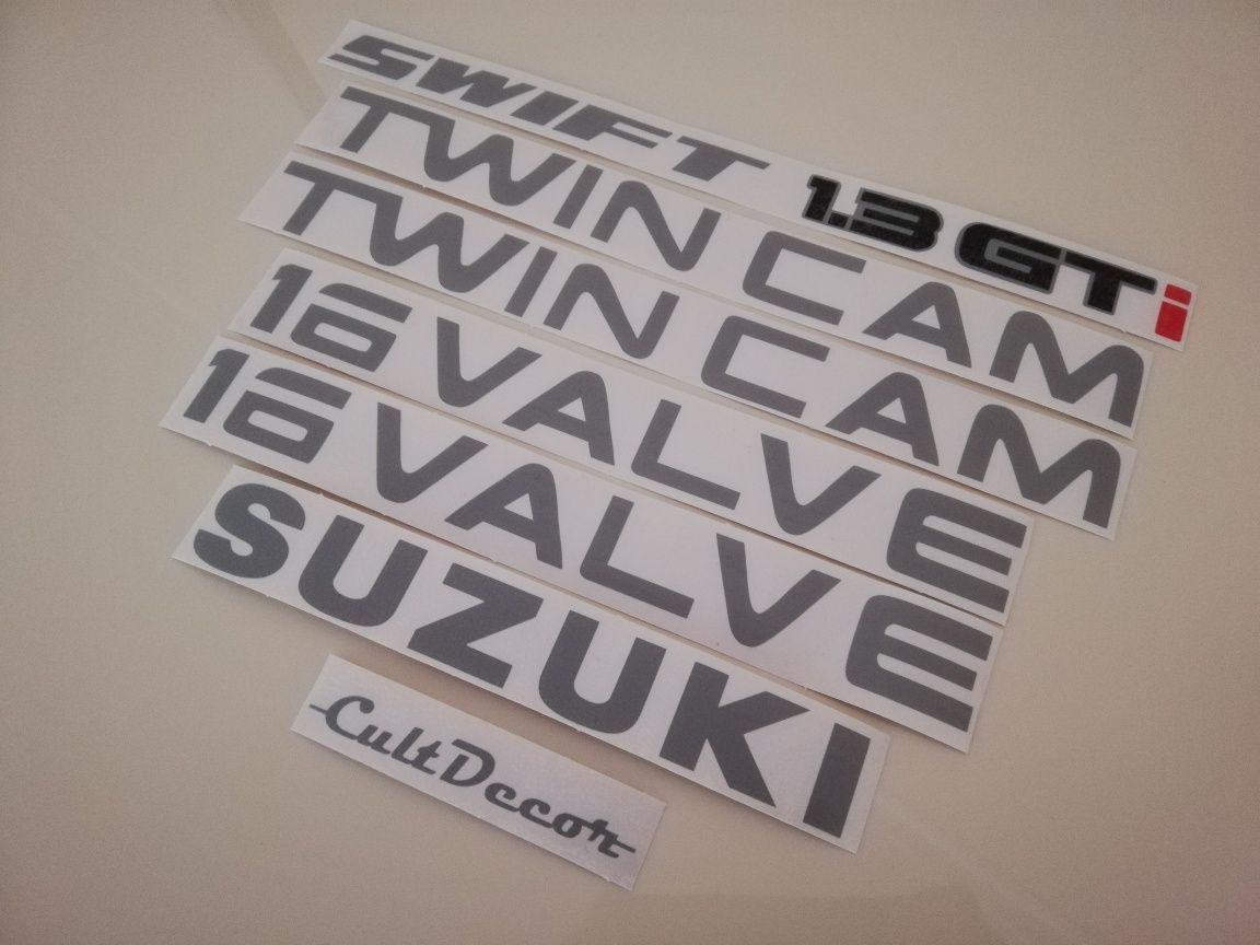 Autocolante vinil Suzuki Swift 1.3 GTI Twin Cam