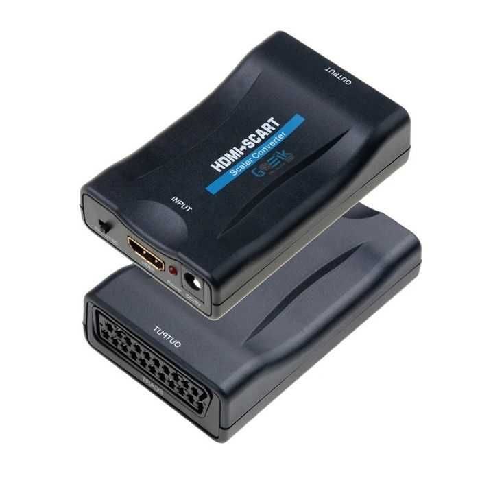 Adaptador Conversor de Vídeo HDMI para Scart Goeik