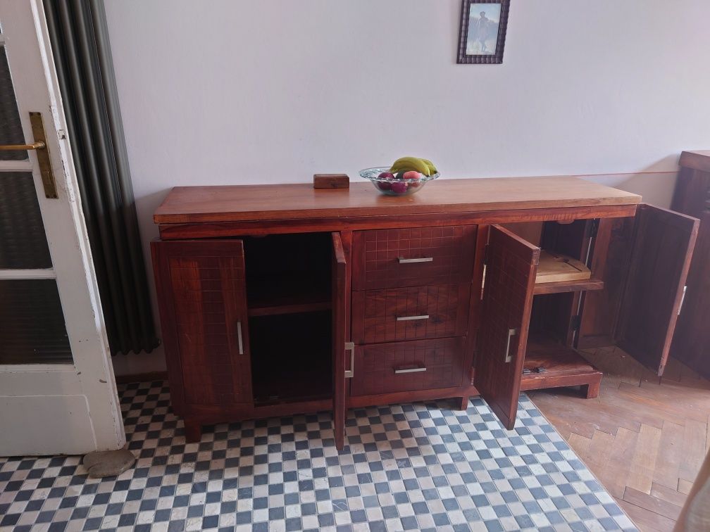 Komoda / Sideboard w stylu kolonialnym, palisander.