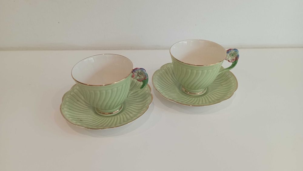 Conjunto de Chá Inglês Vintage | Crown Devon | Made in England