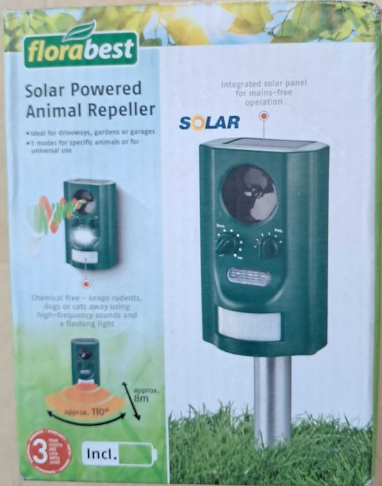 FLORABEST Solarny odstraszacz zwierząt