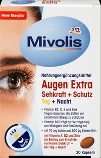Вітаміни для очей  Mivolis Augen Extra (день+ніч) 30 капс.
