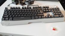 Klawiatura Bezprzewodowa podświetlenie LED Łączenie 2.4GHz USB