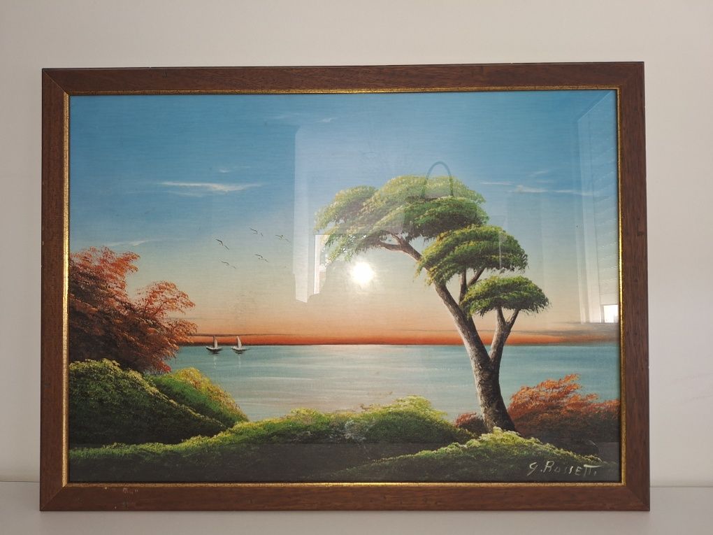 Tela de óleo assinada