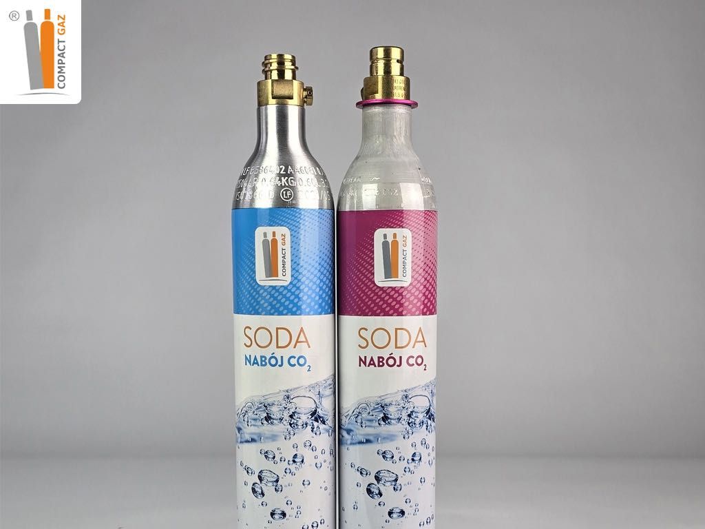 Napełnianie butli/naboi CO2 typ Soda DOWÓZ Poznań i Wielkopolska