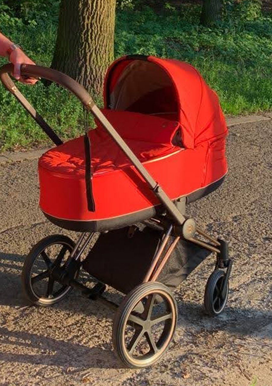 Коляска 3 в 1 Cybex Priam Autumn Gold