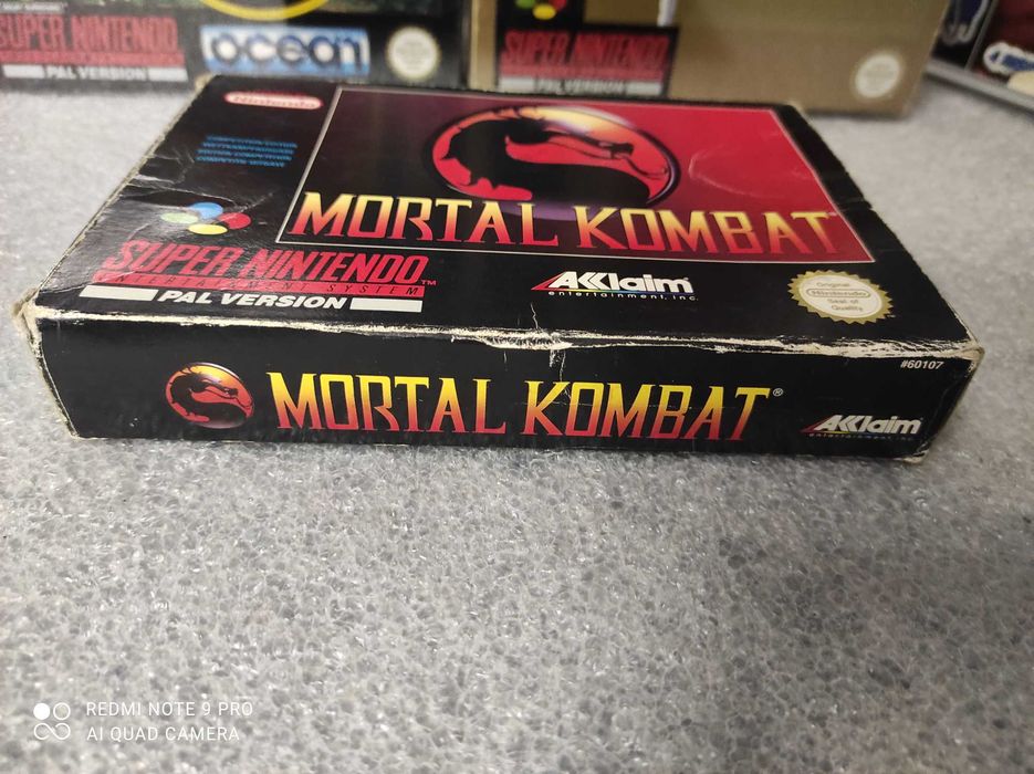 Mortal Kombat PAL Super Nintendo SNES CIB
