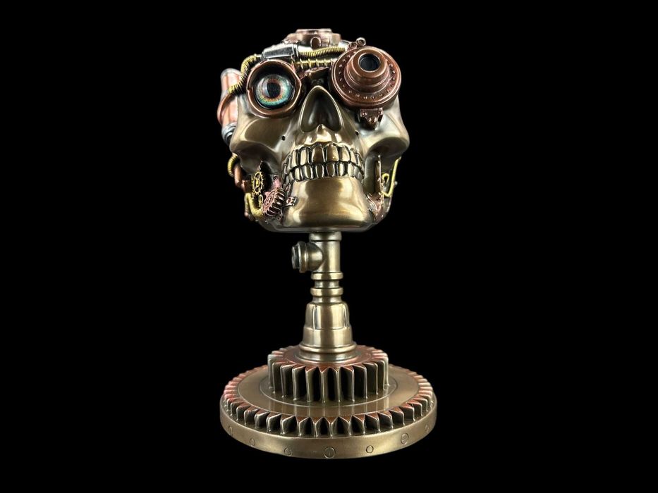 Czacha, Czaszka na podstawce Steampunk VERONESE (WU76570V4)