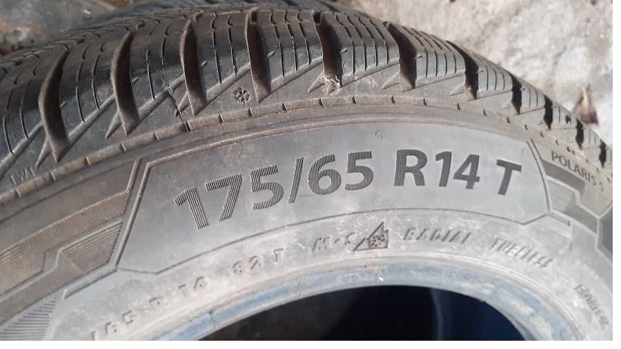 175/65/14--BARUM--2020r--bieznik--6mm--opony--ZIMOWE