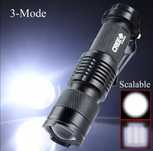 Lanterna Táctica Led Cree Ultra Fire Q5 - Ctt Grátis