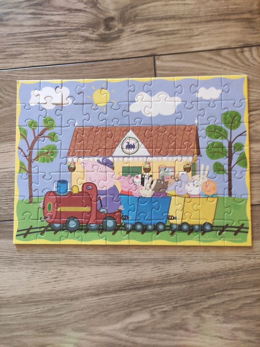 Puzzle Świnka Peppa 2 sztuki