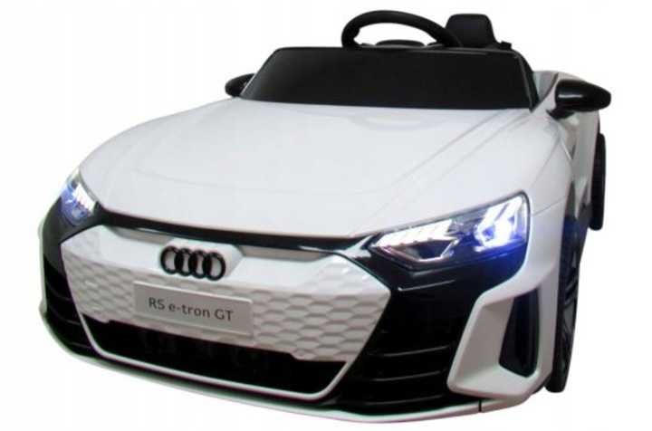 Auto na akumulator dla dzieci Audi E-tron Biały Samochód Zabawka RATY!
