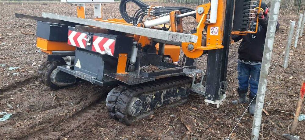 Palowanie wbijanie kafarowanie słupów fotowoltaika