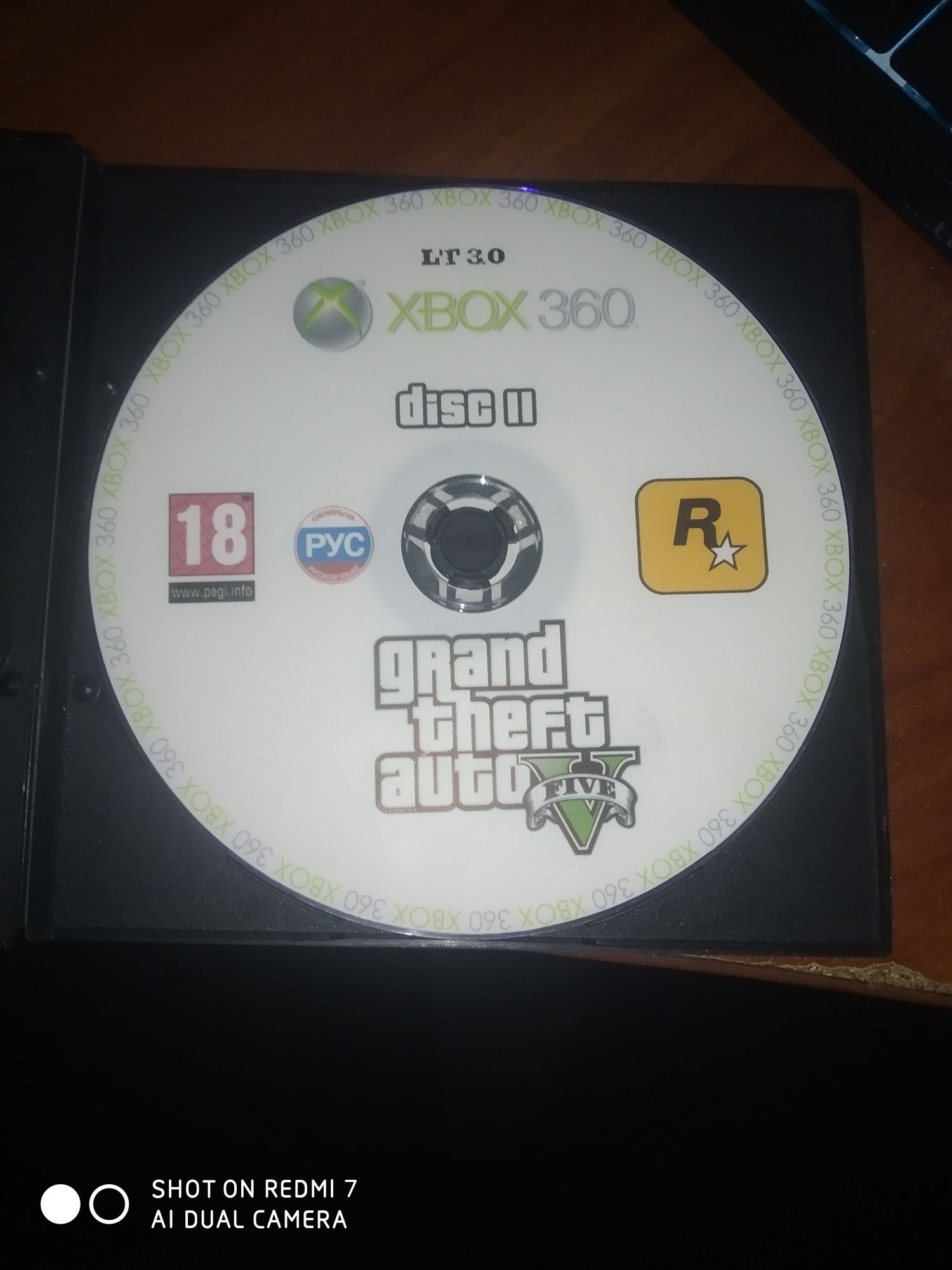 Продам диск для xbox gta5