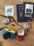 Diana F+ z akcesoriami aparat analigowy lomografia