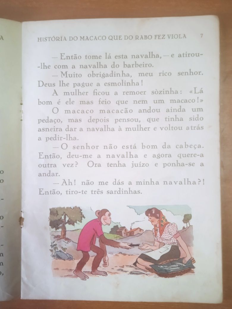 História do macaco que do rabo fez viola