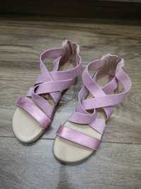 Nowe sandały sandałki, różowe, 32