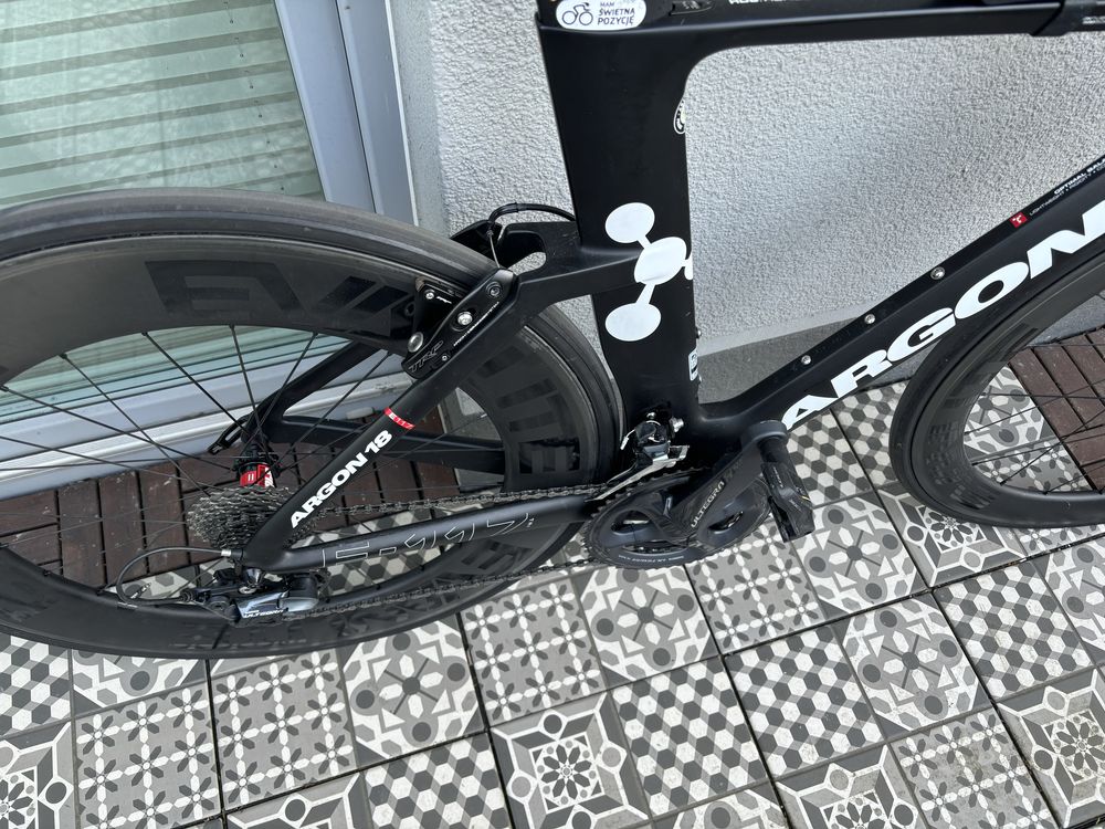 Argon E-117 Tri 2019 M Ultegra, czasowy, triathlonowy, pomiar mocy