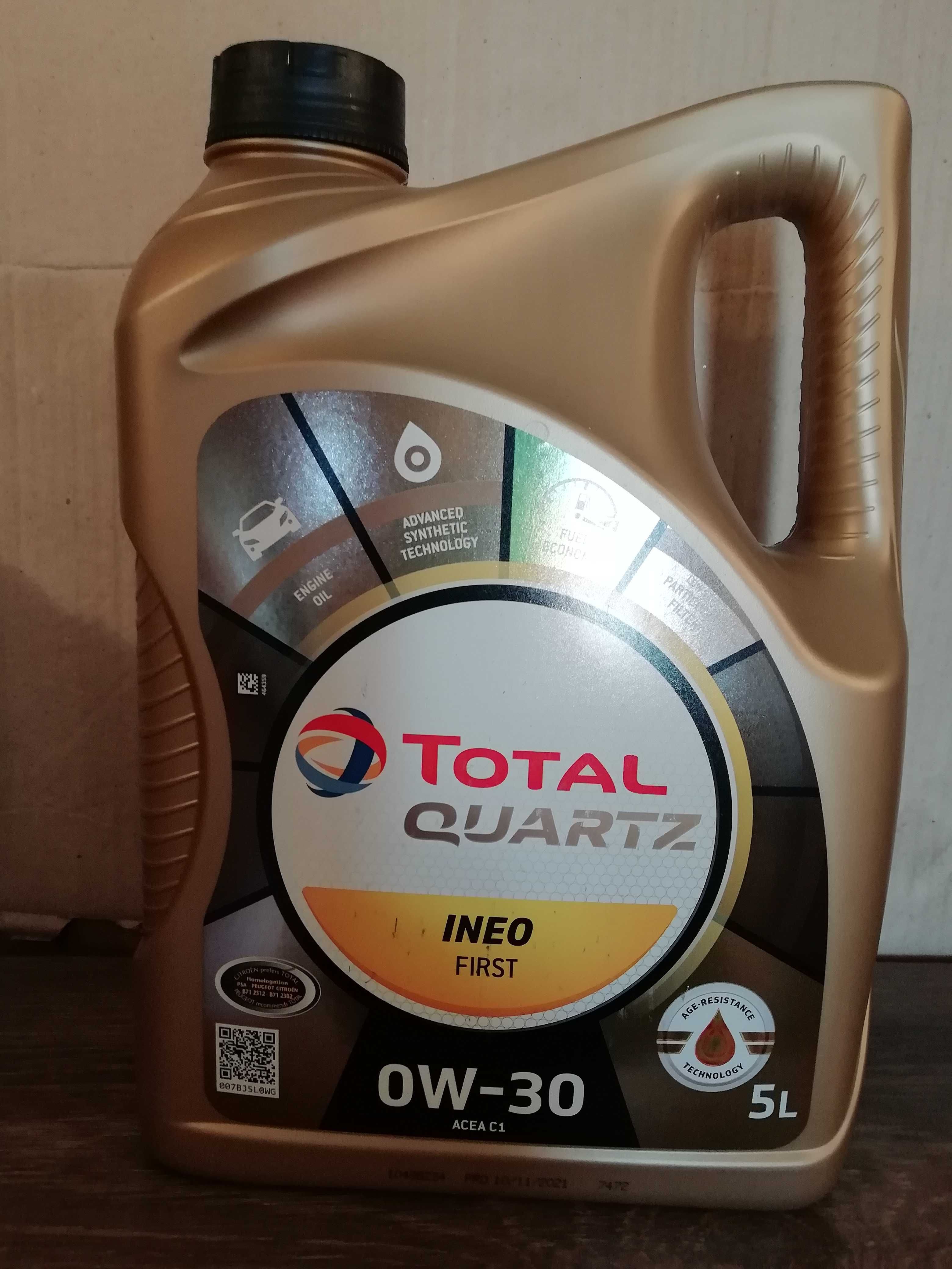 Mоторное масло Total QUARTZ INEO FIRST 0W-30