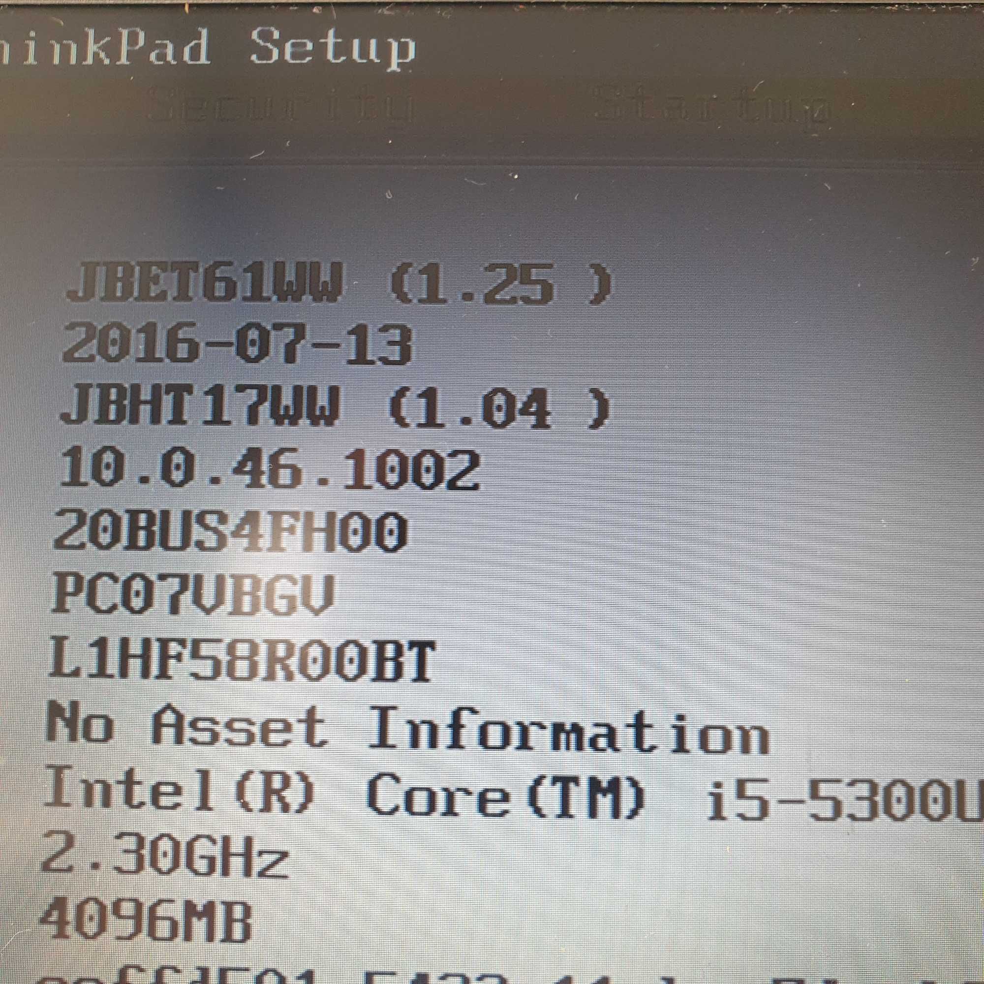 Motherboard lenovo T450 com processador I5-5300U sem anomalia