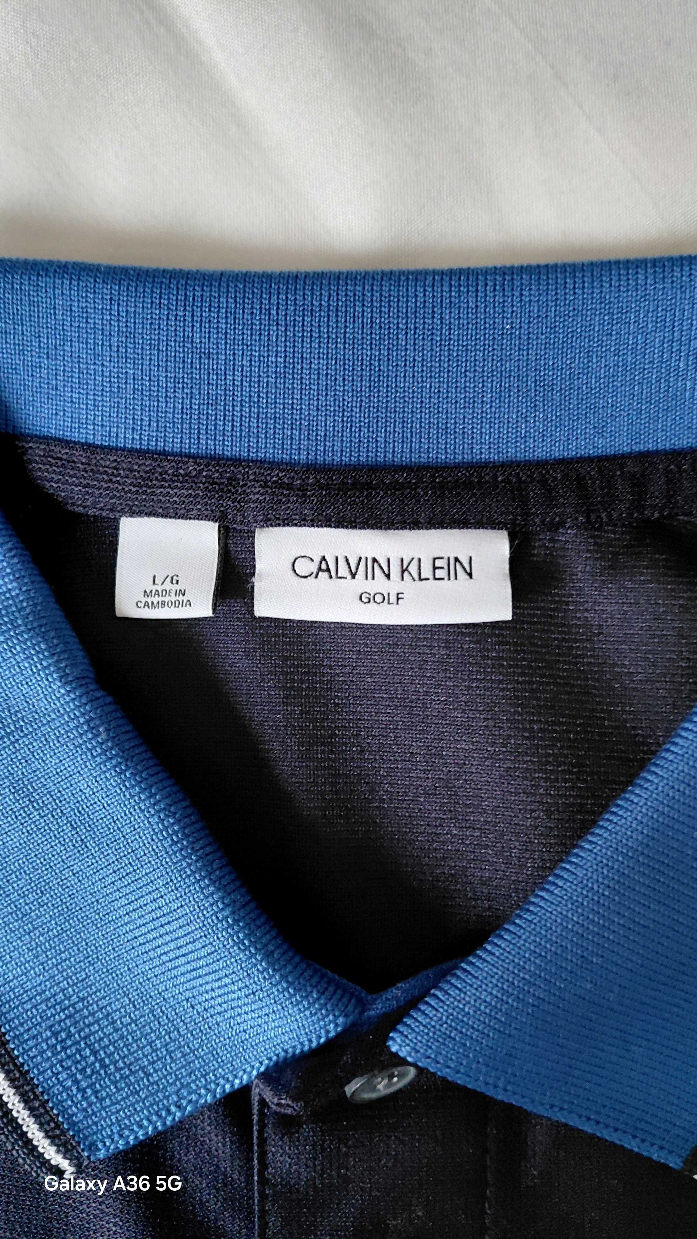 Męska śliczna koszulka polo Calvin Klein