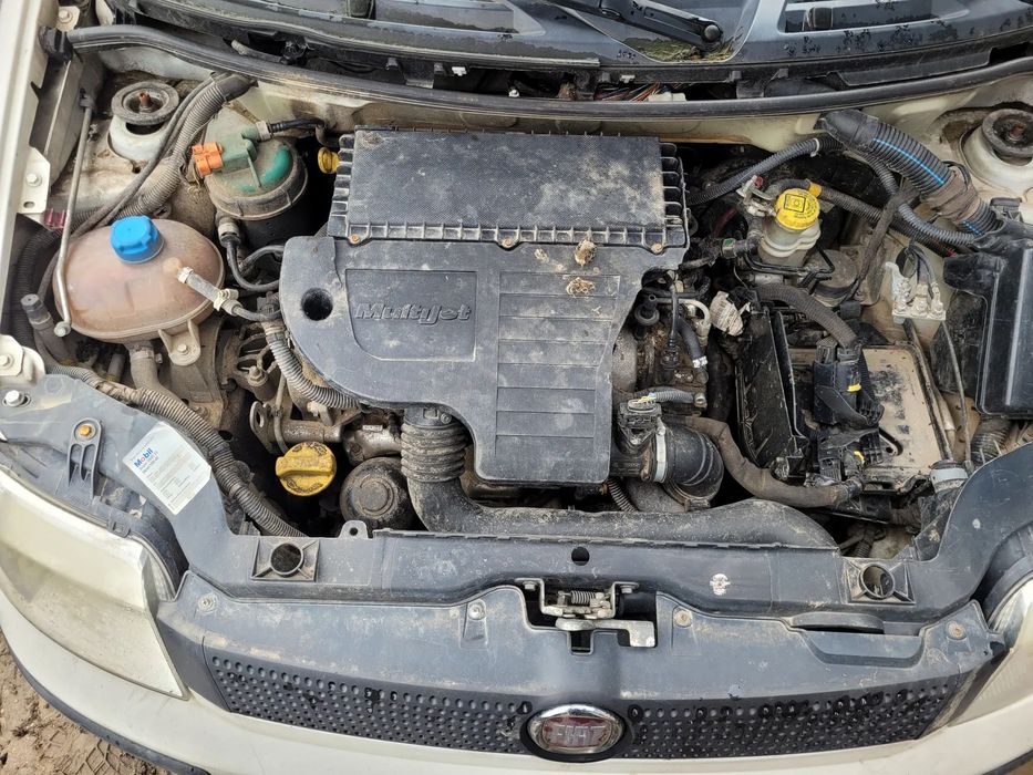 fiat panda II silnik 1.3 multijet 169.axc1a skrzynia sanki belka przód tył wahacz zacisk zwrotnica maglownica