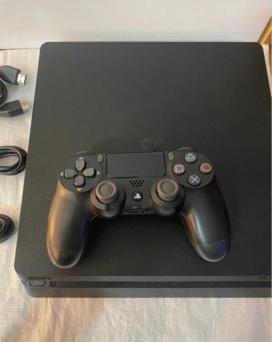PlayStation 4 Slim PS4 Novo 1TB + Comando + Jogo GTA V
