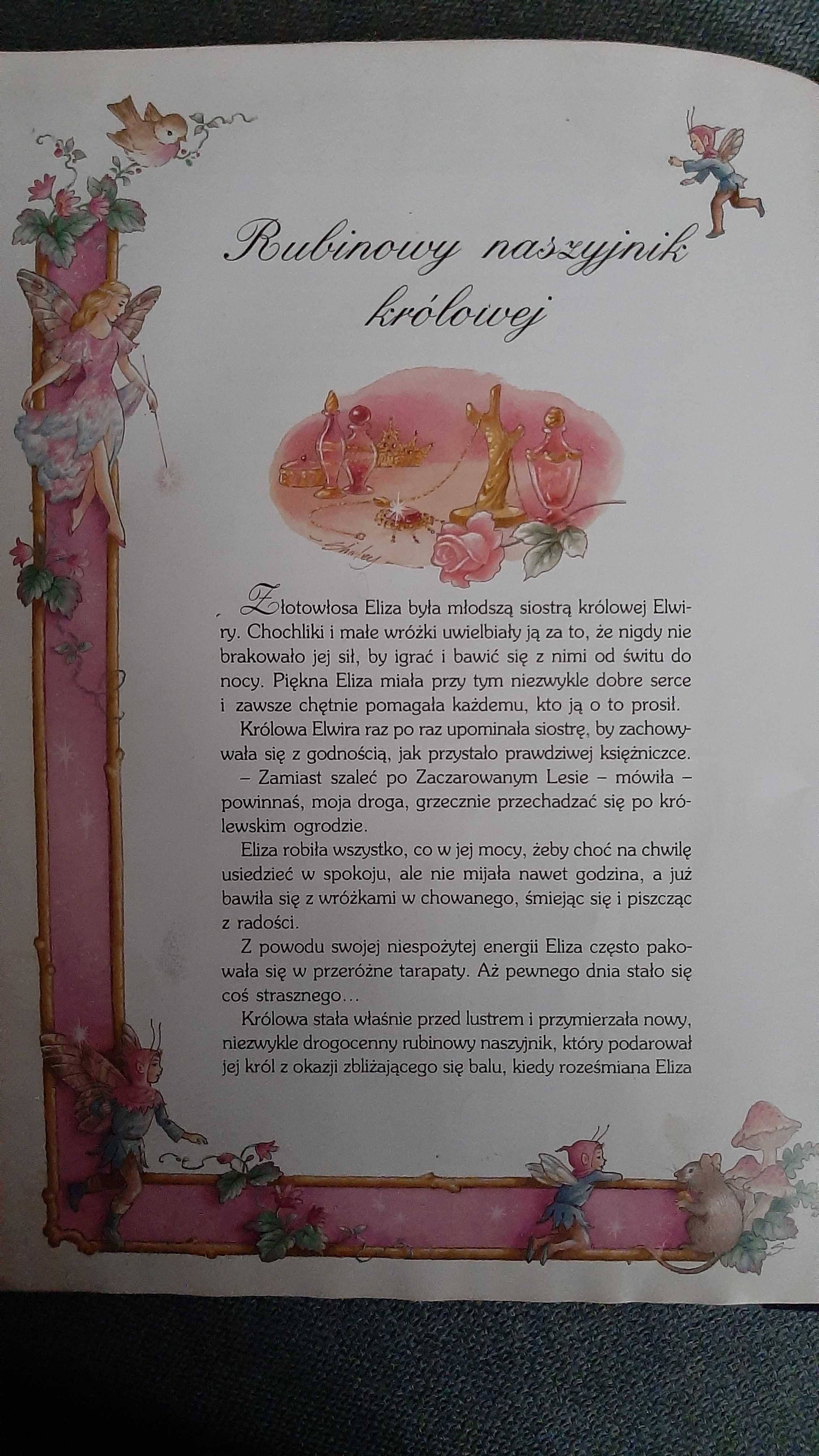 Bajki na dobranoc Złota wróżka tekst ilustracje Shirley Barber piękne