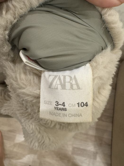 Куртка Zara, шерпа, тедді, двостороння курточка