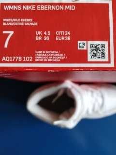 Nike r.38 24cm nowe oryginalne skóra białe
