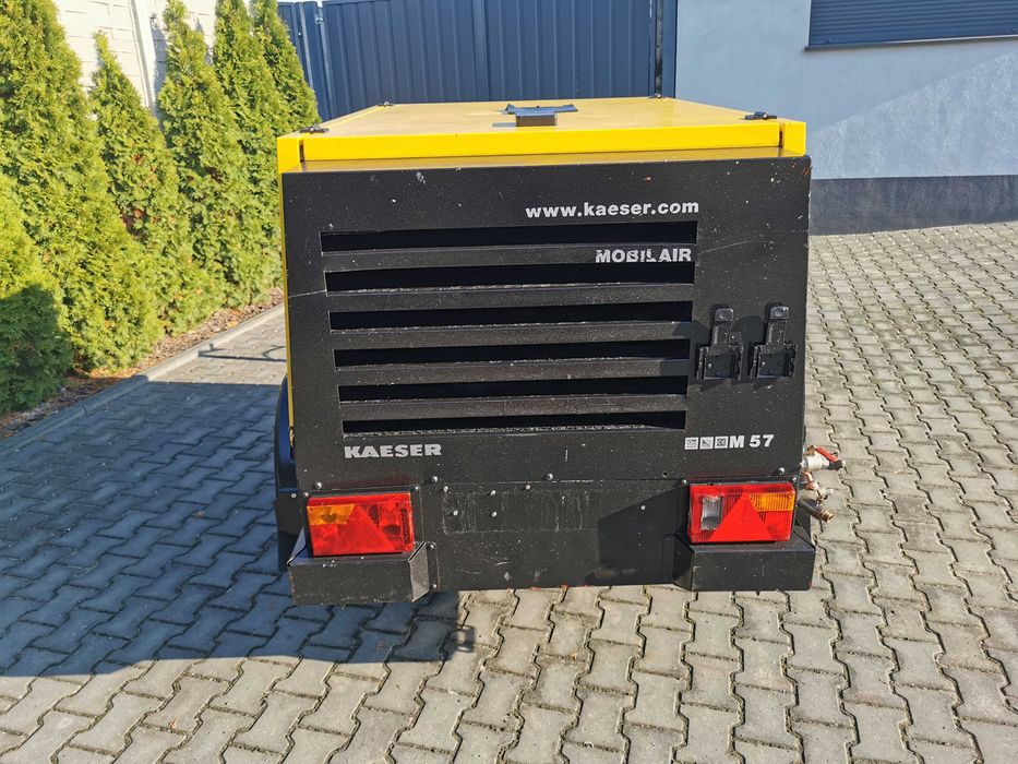 2015r 5700L/min Sprężarka śrubowa spalinowa KAESER M57 rejestracja