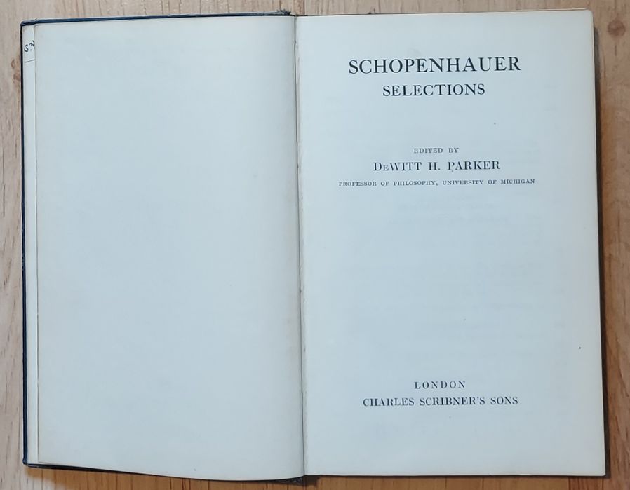 Filozofia Schopenhauer Selections Wybór j. angielski AntykPROMOCJA*