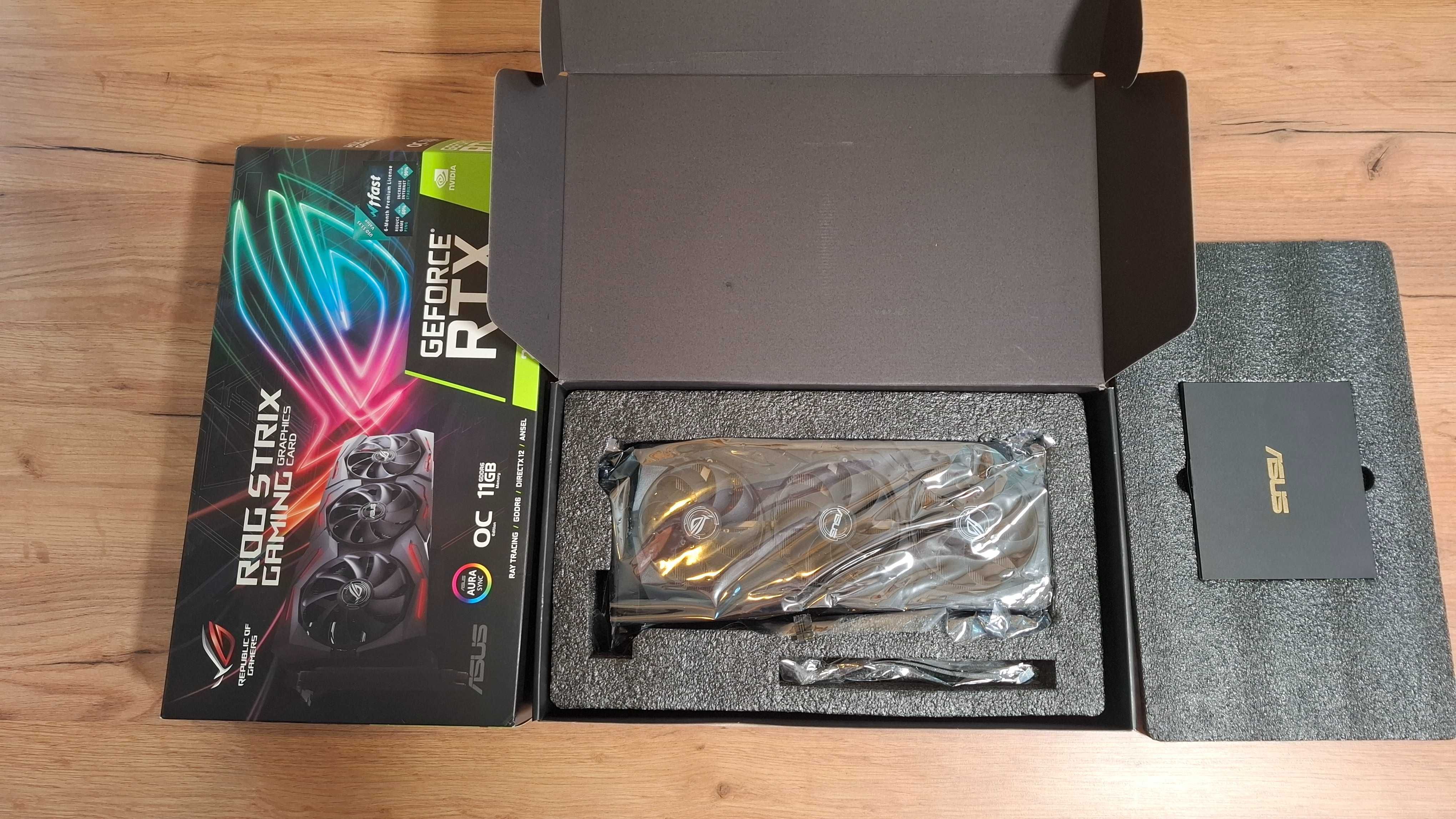 Видеокарта ROG Strix Asus RTX 2080 Ti 11GB в отличном состоянии