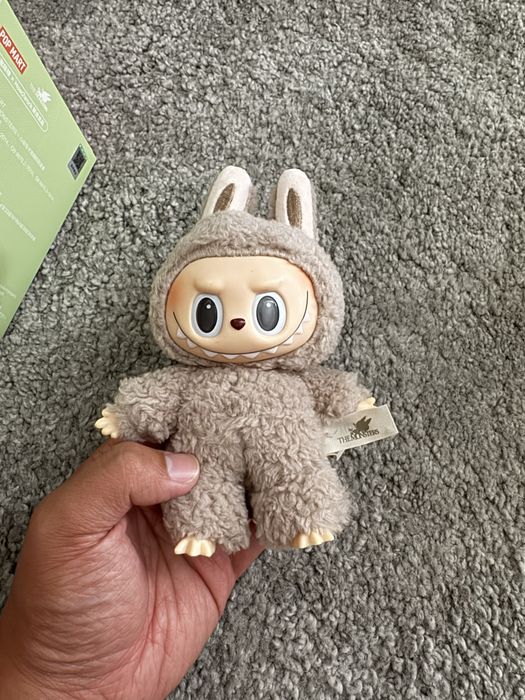 Pop Mart Labubu Exciting Macaron Autêntico Figura de Vinil com Rosto