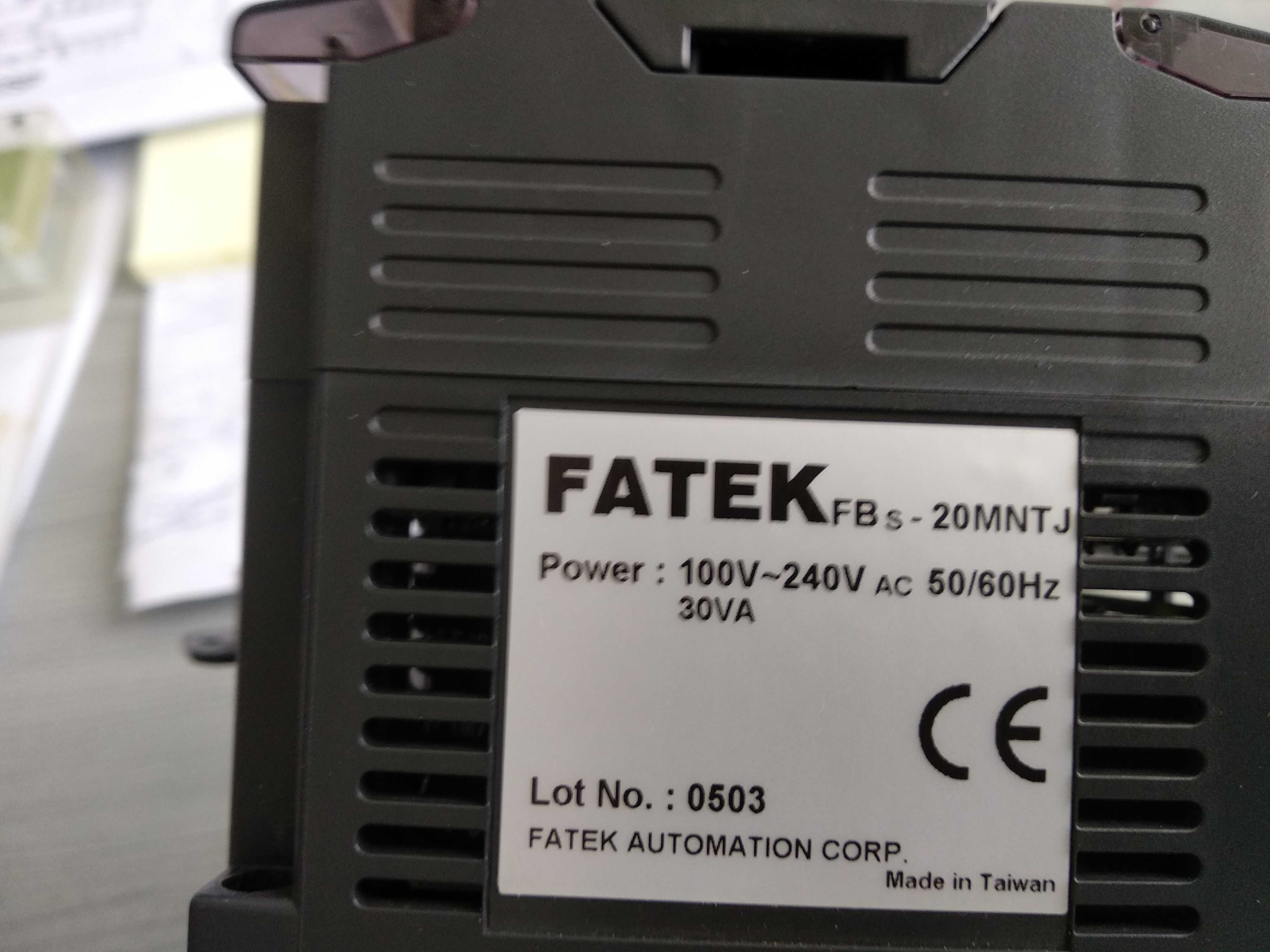 Sterownik plc FATEK FBS-20MNTJ