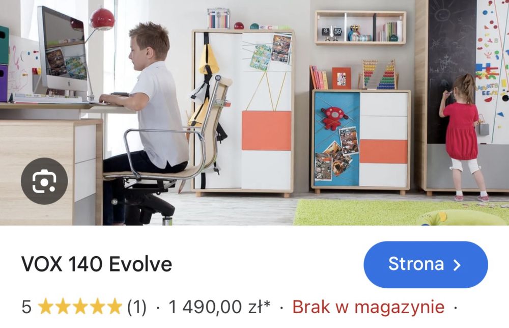 Meble Vox evolve zestaw mlodziezowy