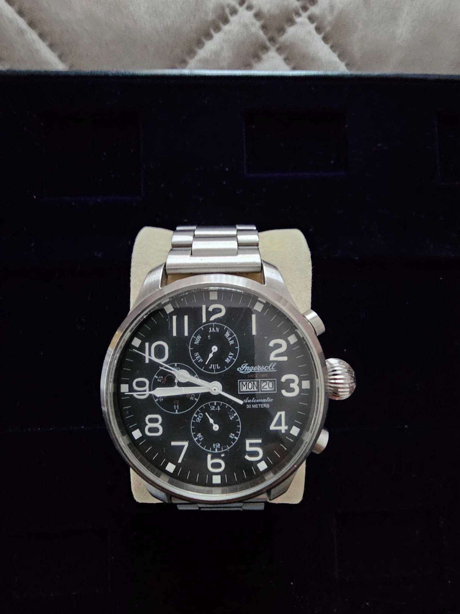 Relogio Ingersoll Conometro Automatico Serie Edicao Limitada Em Aco