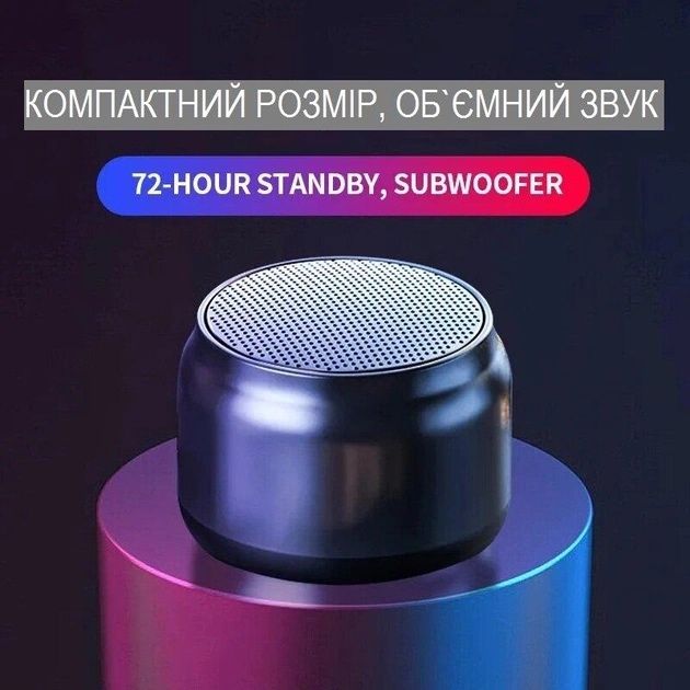 Портативна Bluetooth колонка Honestel F1 TWS Bt 5.0 1200мАh 3W