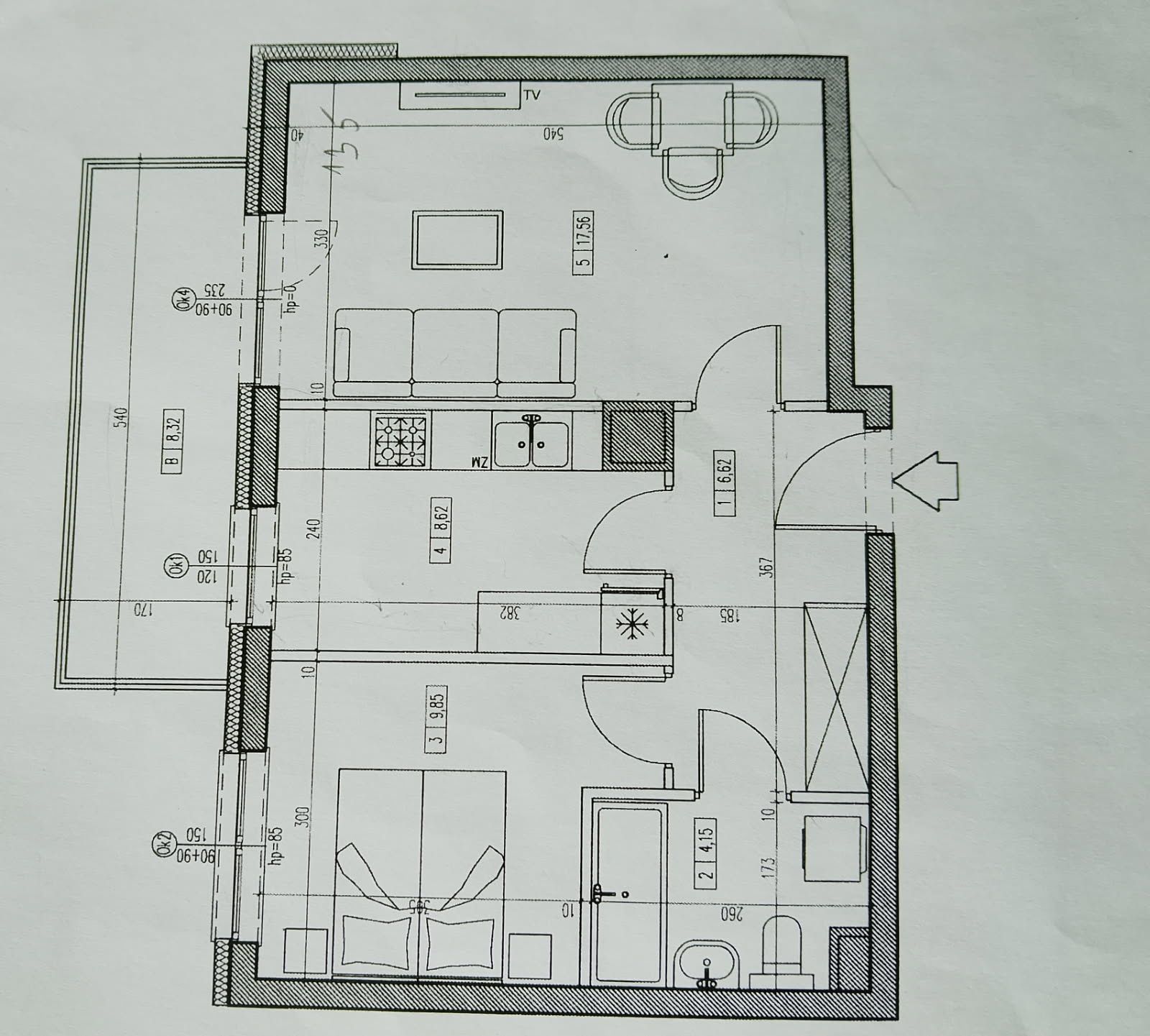 Nowe mieszkanie w bloku z windą 47 m2 Turka osiedle Borek