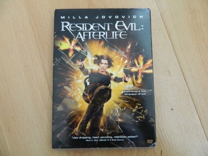 Resident evil afterlife film dvd