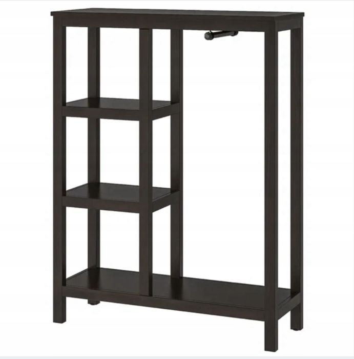 Ikea Hemnes szafa otwarta regał półki drewno czarnybrąz Kościerzyna