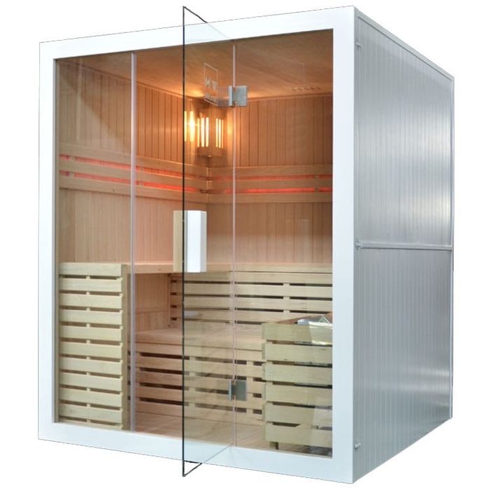 Sauna fińska EA4 White z piecem