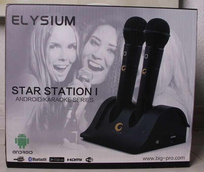 караоке Elysium Star Station 1 з двома мікрофонами