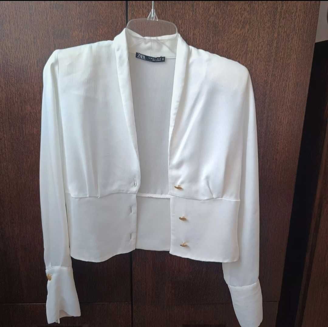 Biala bluzka/koszula Zara rozm. Xs