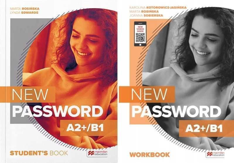 New Password A2+/B1 podręcznik i ćwiczenia komplet /nowe