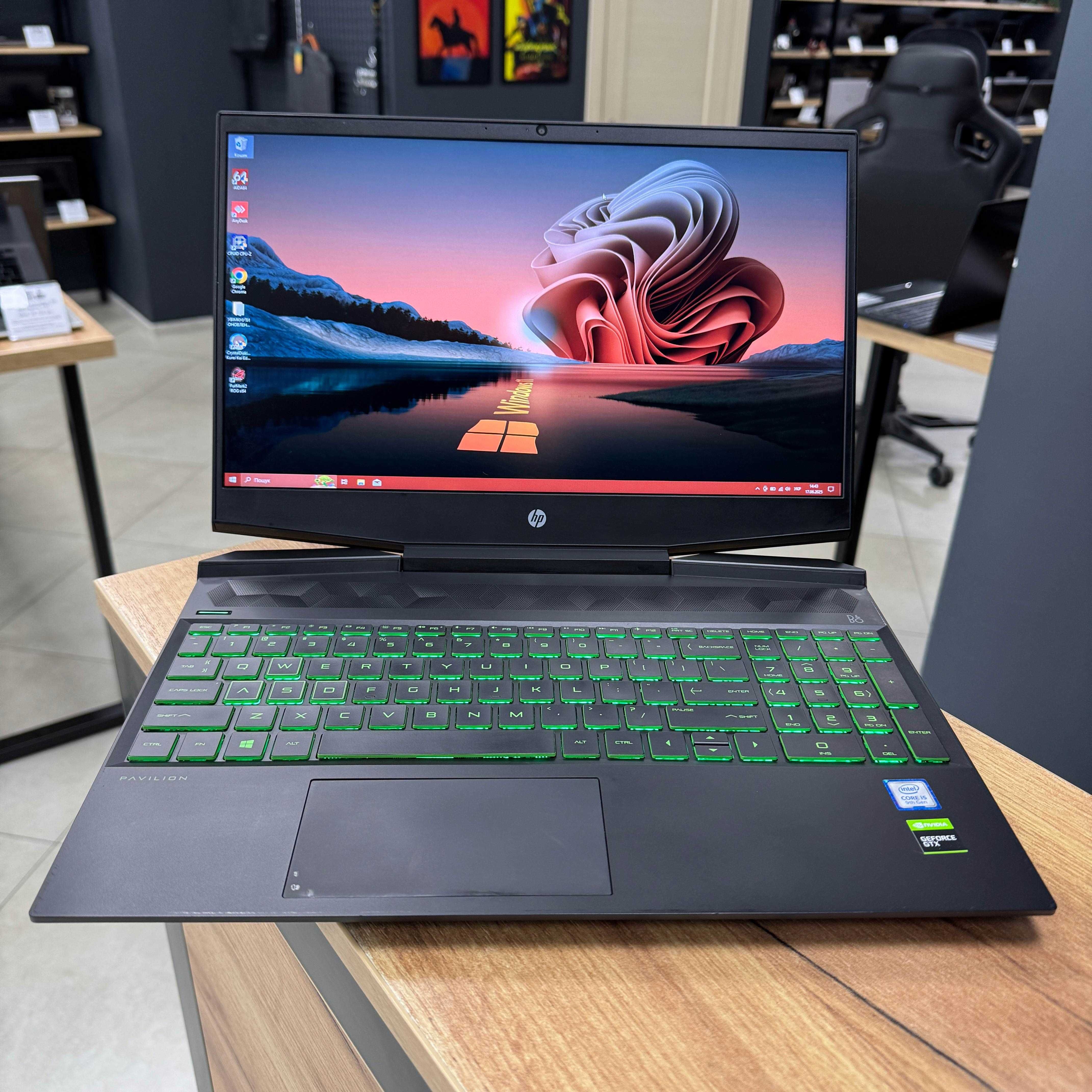 Ігровий HP Pavilion Gaming - FullHD, IPS/i5 9300H/GTX 1650 4 GB/16 GB