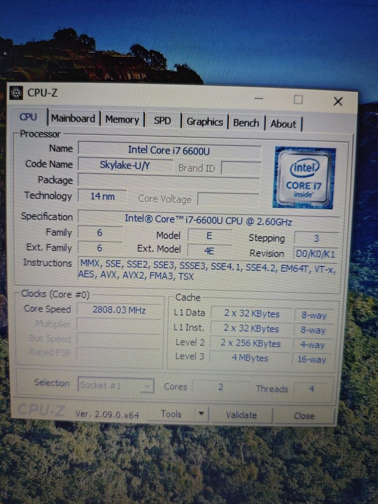 Portátil Lenovo I7 U6600 16ram 240ssd 15.6