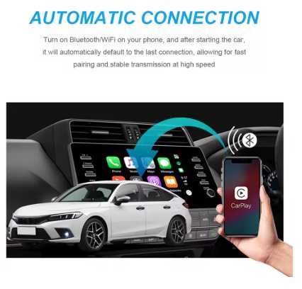 Бездротовий CarPlay / Android Auto перевіркою на сумісність вашим авто